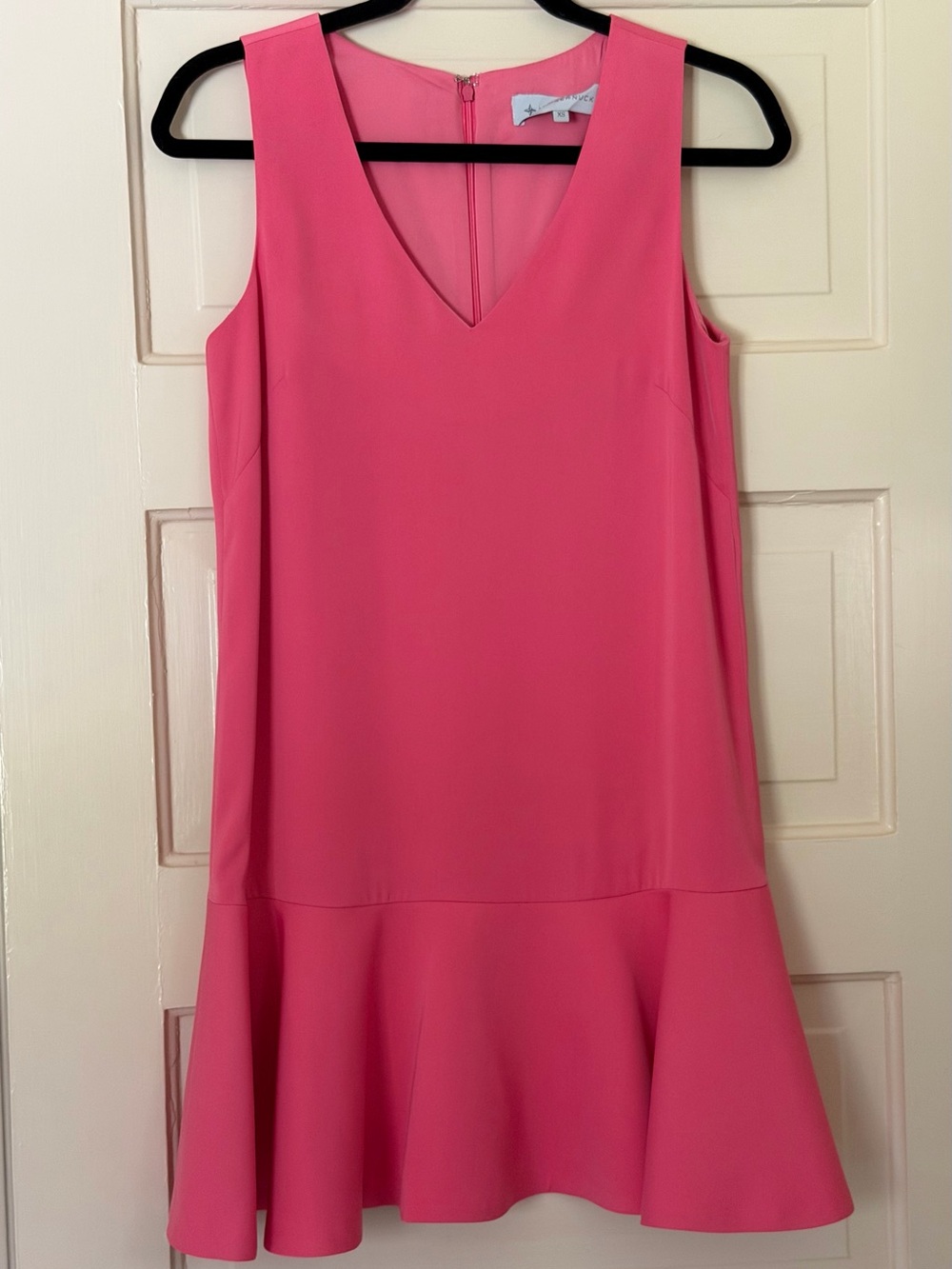 Tuckernuck Gina Pink Drop-Waist Mini Dress